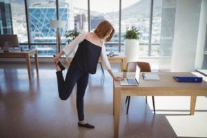Tips for healthy posture at work