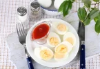 Boiled eggs and ketchup Healthy Things To Eat With Ketchup