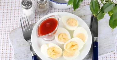 Boiled eggs and ketchup Healthy Things To Eat With Ketchup