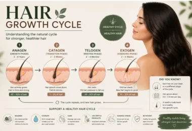 The Hair Growth Cycle Explained: Why Some Daily Fall Is Normal